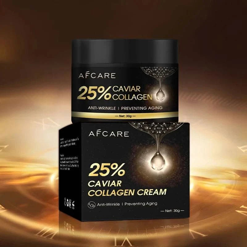 Caviar Wrinkle Remover Face Cream Free Eye Mask Collagen Lifting Firming Fade Fine Lines Anti-aging Moisturizing Korean Cosmetic - M & M Global
