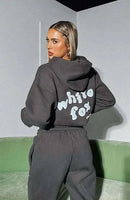 Street Casual Pant Set Clohtes Women's Sportswear Sportswear Jogging Suit Women's Hooded Sportswear Tide Suit