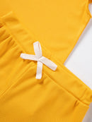 2024 Summer Hot selling Little Girl Daily Casual Clothing Minimalist Little Girl Polyester Set Cool Sleeveless Shorts Set Girl - M & M Global