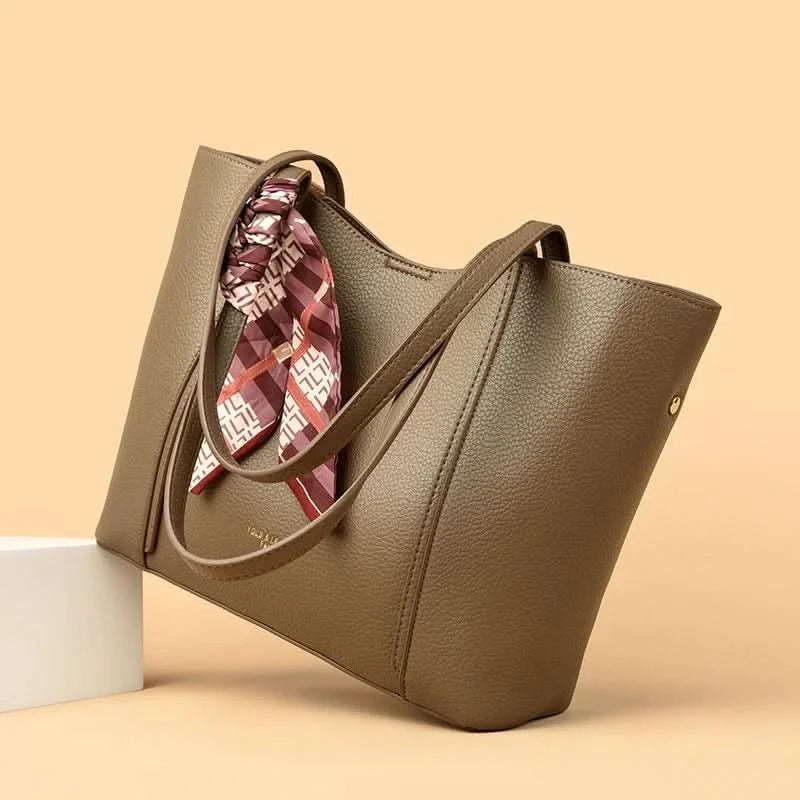Genuine Brand Women Tote Bag High Quality Soft Leather Large Ladies Shoulder Crossbody Bag Luxury Female Shopping Handbag A Main - M & M Global