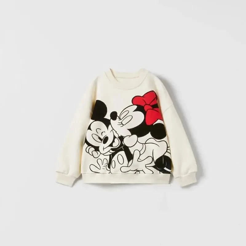 Minnie Mouse Pattern Baby Girl Autumn Sweatshirt Suit Popular Design Tops + Leggings Two Piece Set Kids Clothing Children's Set - M & M Global