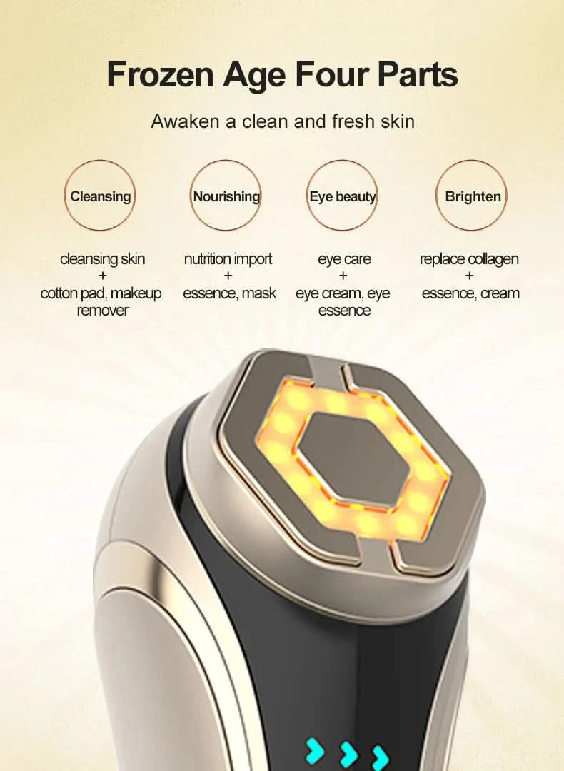 New Facial Lifting and Firming Rejuvenation RF Beauty device Home Face  device  EMS Microcurrent Beauty device Gift - M & M Global