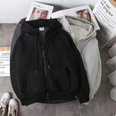 Elegant Fleece Solid Hooded Coats Fashion Women Long Sleeve 2025 New Autumn Winter Warm Hoodies Jackets Casual Y2K Sweatshirts