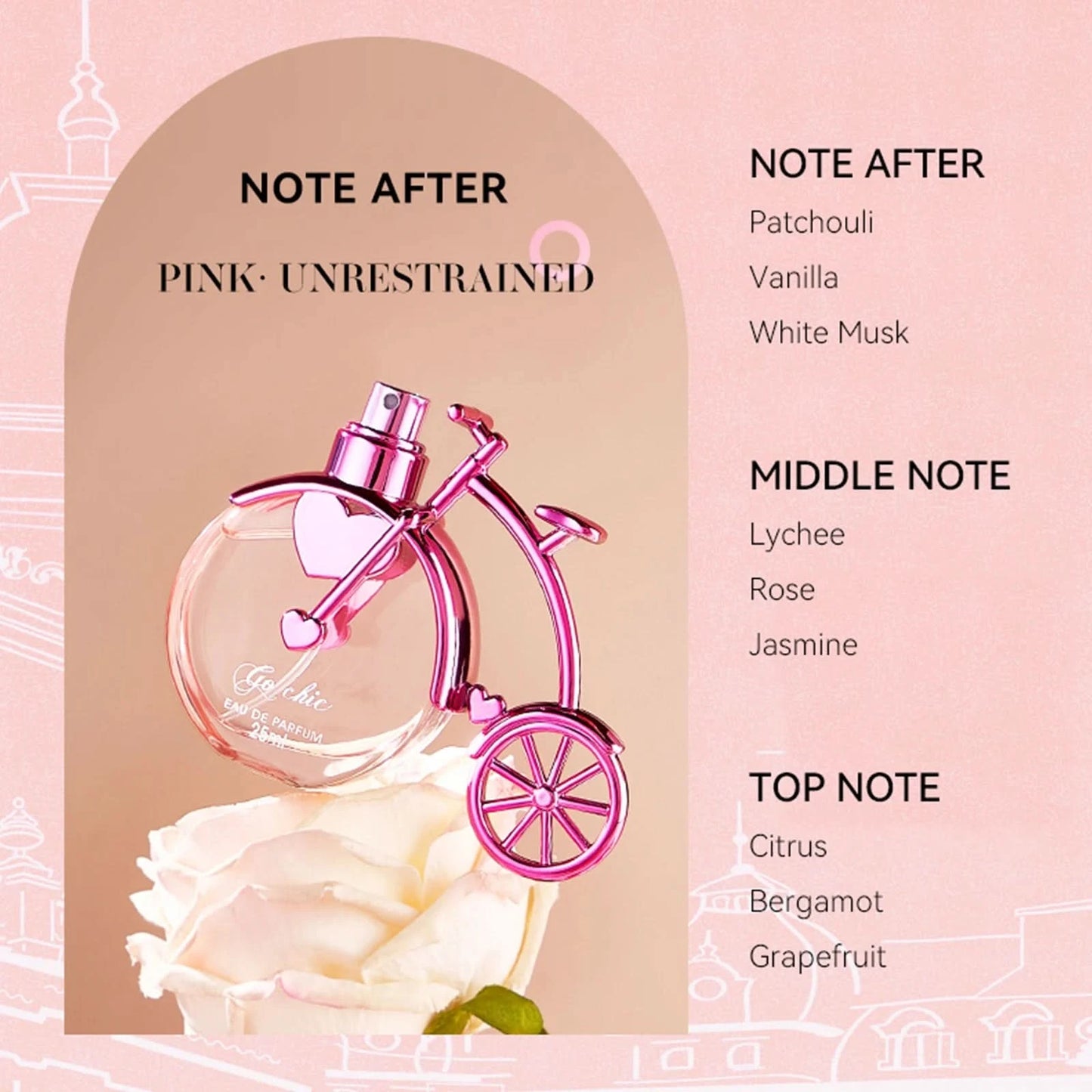 Bike Styling Perfume,Refreshing Oriental Floral Fragrance Parfum Spray With Gift Box Package Lasting And Charming Personal Perfu
