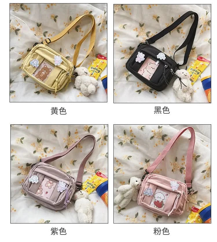 New Kawaii Bag Girls New JK Transparent Bag Small Crossbody Bag For Women Purses and Handbags Shoulder Bag Itabag Bolso - M & M Global