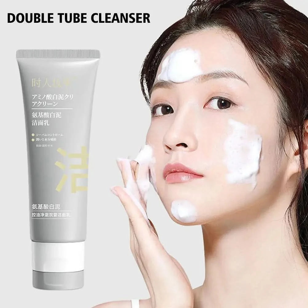 Salicylic Acid Facial Cleanser Amino Acid Face Wash Foam Face Cleanser Moisturizing Facial Cleansing Skin Care Product 100g/150g - M & M Global