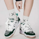 Trend Men's Shoes Outdoor Sneakers Lace-up Non Slip Running Shoes Couple Style Walking Shoes Breathable Tennis Shoe Plus Size 47 - M & M Global