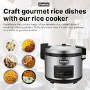 Commercial Rice Cooker Large Capacity Rice Cooker & Rice Warmer - Extra Large Rice Cooker 35 Cups Raw / 70 Cups Cooked Big Rice - M & M Global