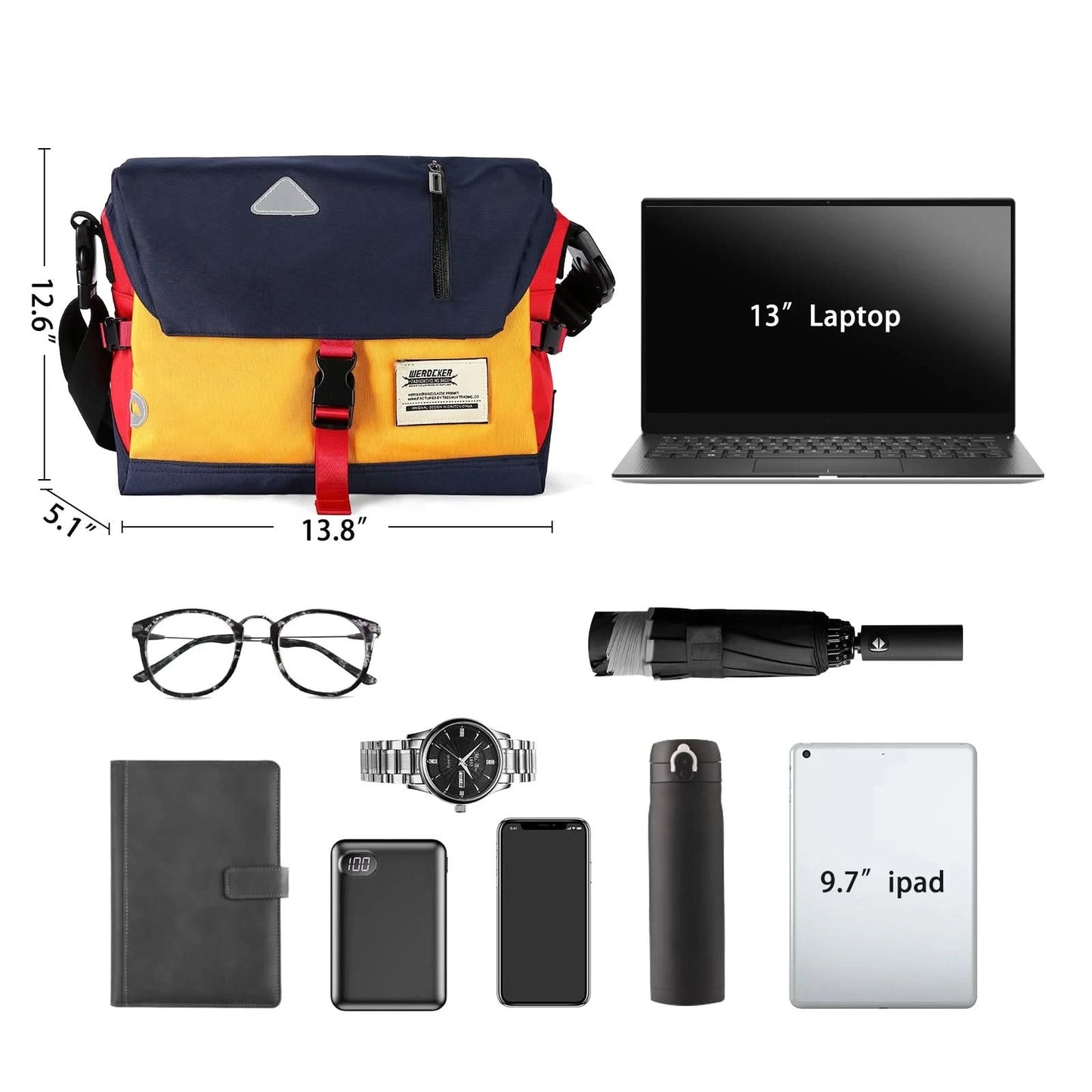 Men's Shoulder Bag Casual Waist Bag Phone Money Chest Bag Messenger Bag Cycling School Fanny Packs Mailman Bags Bolsa Masculina - M & M Global