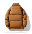 Winter Parka Men Brown Thick Warm Jackets Big Size Oversize Cotton Padded Windbreaker Outwear Waterproof Loose Coats