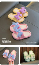 Summer New Kids Home Shoes Anti Slip Soft Sole Girls Bath Slipper Cartoon Cute Flower Bow Princess Slippers Children Beach Shoes - M & M Global