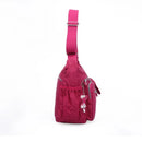 High Quality A4 Nylon Men Women Shoulder Messenger Bag Cross Body Purse Waterproof Lightweight Green Black Blue Purple Red M0938 - M & M Global