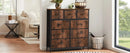 JHK Dresser For Bedroom With 9 Fabric Storage Drawer Wardrobe Tall Chest Organizer Closet Adult Kids Clothes Cabinet Furniture