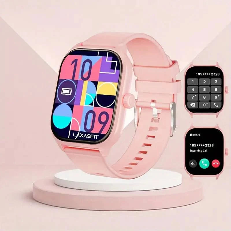 Smart watch with full touch screen, call, message reminder and other functions, suitable for men and women