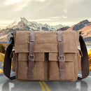 Men's Vintage Canvas Bag Men Casual Crossbody Bag For Men Messenger Bag Man Travel Shoulder Bags Bolsa Masculina High Quality - M & M Global