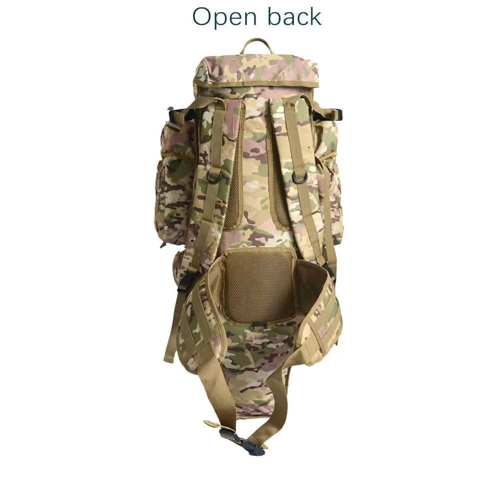 75 liters large capacity combination large backpack multi-functional outdoor sports cycling shoulder recreational hiking tactica - M & M Global