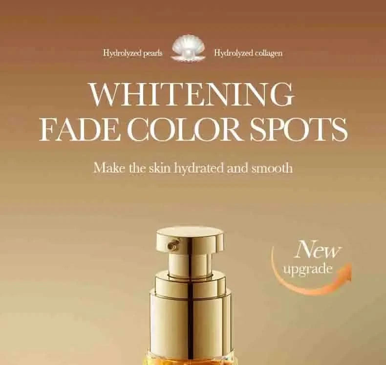 SADOER 24K Golden Pearl Collagen Face Serum Facial skincare Moisturizing Facial Toner Firming Nourishing Face Essence Skin Care - M & M Global