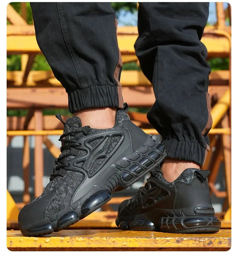 Protective Safety Shoes Men Anti-smash Anti-puncture Steel Toe Work Shoes Breathable Security Industrial Shoes Men Safety Boots