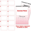1pc/2pcs 2026 Custom Calendar - Personalized Wall Calendar Upload 6 photos Wall calendar Birthday, Christmas, New Year gift