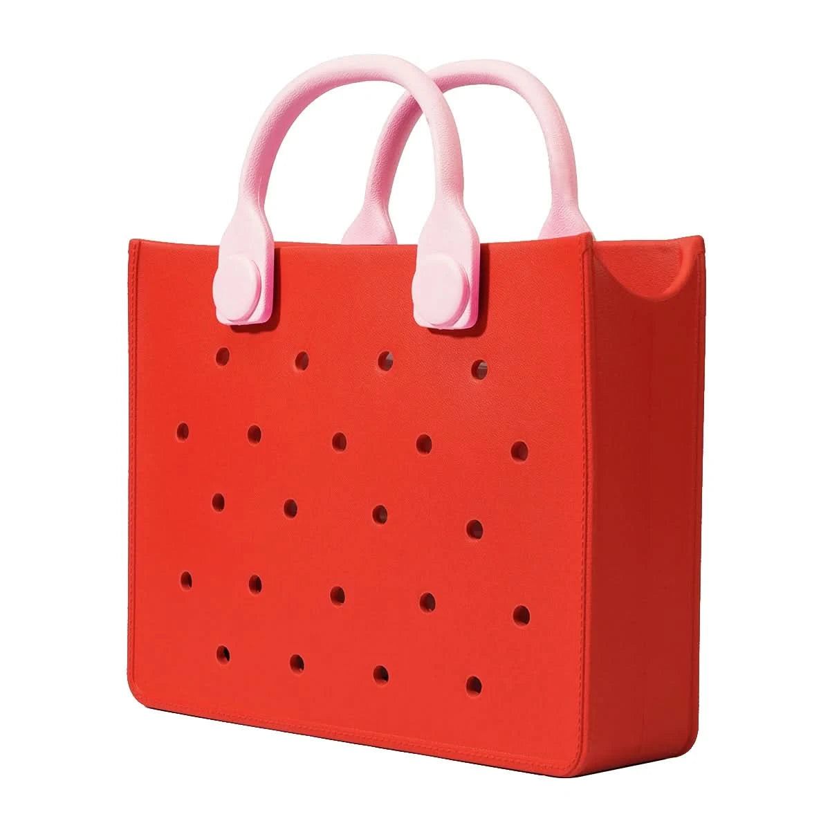 The orange guy Purple Women Fashion New EVA Punched Handbag Casual Waterproof Travel Tote Bag Fit Charms Outdoor Beach Bags - M & M Global