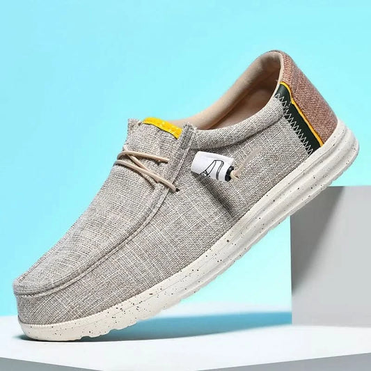 Men Canvas Shoes Lightweight Loafers Breathable Men Casual Shoes Male Vulcanized Shoe Driving Shoes Plus Size 48 Slip on Flats - M & M Global
