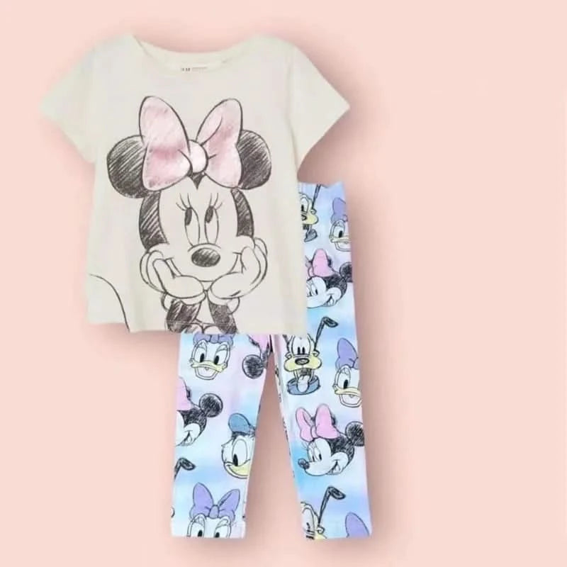 Cute Baby Girls Kids Clothing Disney Minnie Girls Clothes Sets Baby Clothes Set 0-10year Years Old - M & M Global