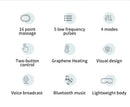 Eye Massager Acupoint Vibration Pulse Hot Compress Eye Care With Bluetooth Music Relieve Fatigue Visible Eye beauty instrument - M & M Global