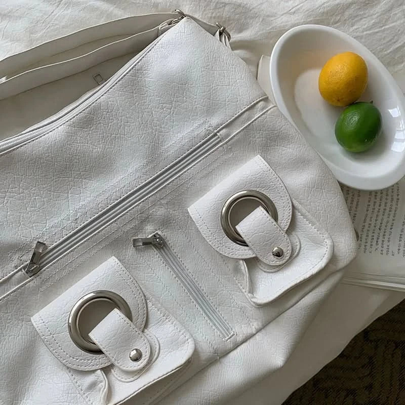 Vintage Women's Bag Leather Multifunctional Shoulder Bag Fashion Ladies Backpack Waterproof Wearable Square Backpacks - M & M Global