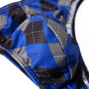 Sexy Underwear Men Briefs Underwear Male Mini Panties Penis Pouch Low Waist Bikini Hombre Lingerie Man Plaid Underpants Cueca - M & M Global