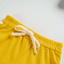 Summer 2pcs Children Clothes Sets Korea Moon Print Outfits Muslin Patchwork Casual Suits Kids Shorts T-shirt Boys Girls Outfits - M & M Global