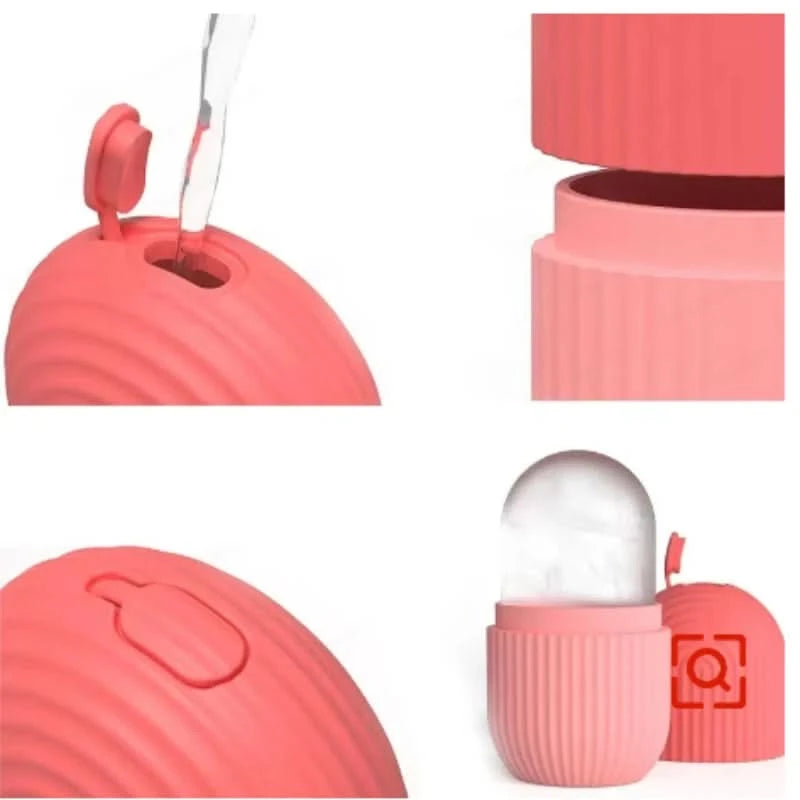 Ice Facial Roller Cube Beauty Lifting Ice Ball Face Massager Contouring Eye Roller Facial Treatment Reduce Acne Skin Care Tool - M & M Global