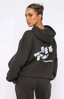 Street Casual Pant Set Clohtes Women's Sportswear Sportswear Jogging Suit Women's Hooded Sportswear Tide Suit