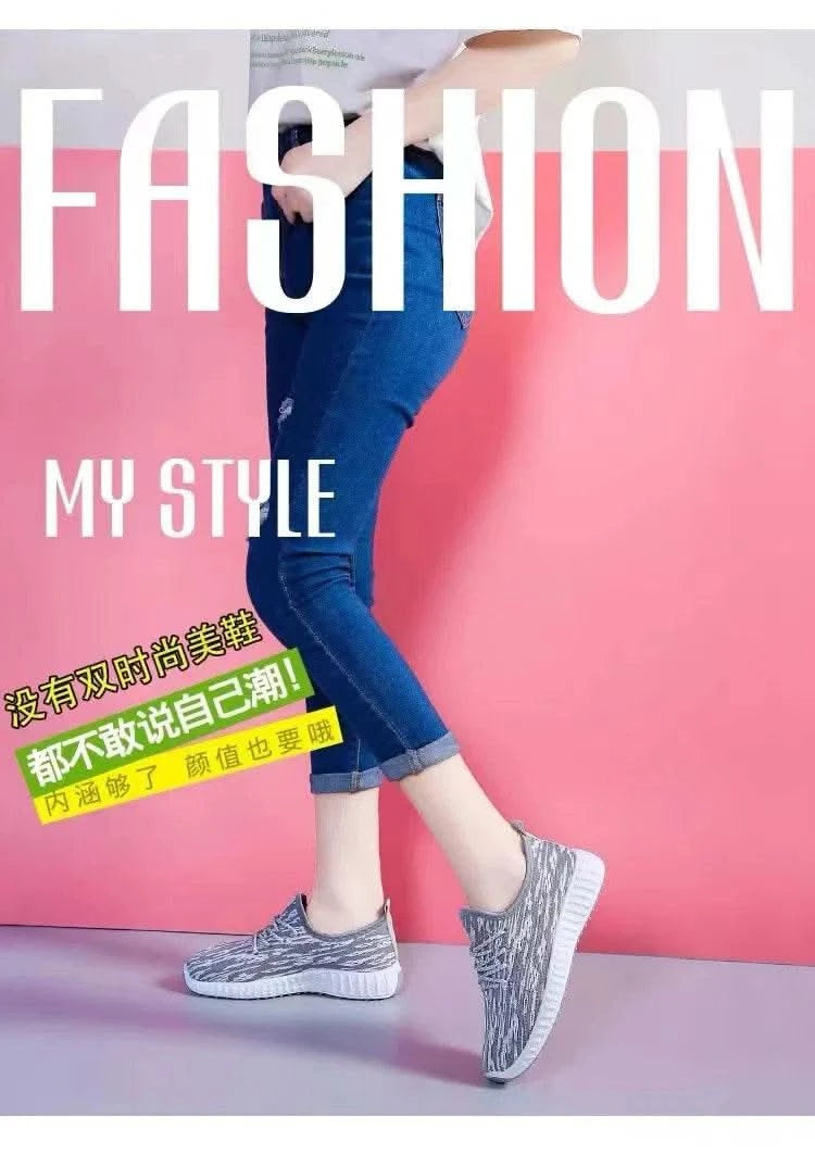 2025/Hot selling sports shoes women's Korean version fashion casual hot selling coconut shoes soft sole breathable running shoes - M & M Global