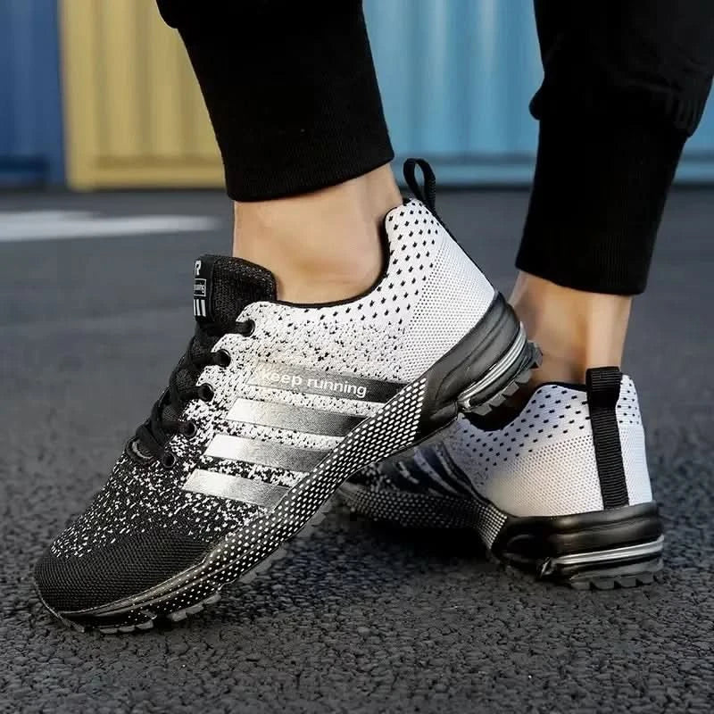 Men's Explosive Street Eye Catching Design Board Shoes with Unique Color Matching Breathable Comfortable Anti Slip Walking Shoes - M & M Global