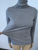 Autumn New Turtleneck basic Knitted Pullovers High-End Sense Temperament Long Sleeve Sweaters Fashion Slim Fit Bottoming Tops