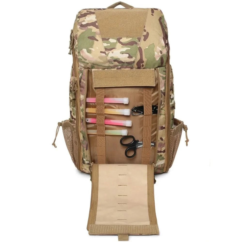 Tactical Outdoor Medical Backpack Large Capacity Camping Mountaineering Backpack Emergency Bag Multi-functional Storage Bag - M & M Global