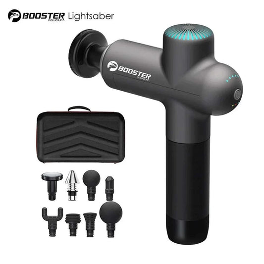 Booster Massage Gun Electric Neck Massager Smart Hit Fascia Gun for Body Massage Relaxation Fitness Electric Muscle Massager - M & M Global