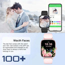 Multifunctional smart watch, wireless call/dial, message reminder, multiple sports modes, suitable for men and women, compatible