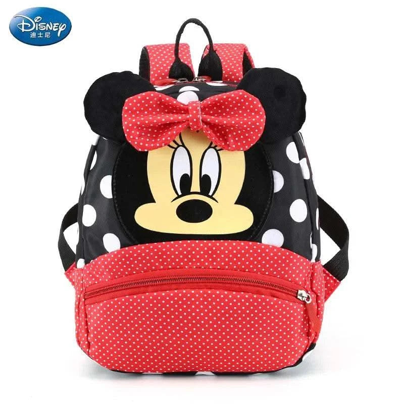 Disney Cartoon Backpack For Baby Boys Girls Minnie Mickey Mouse Children Lovely Schoolbag Kindergarten Schoolbag Kids Gift - M & M Global