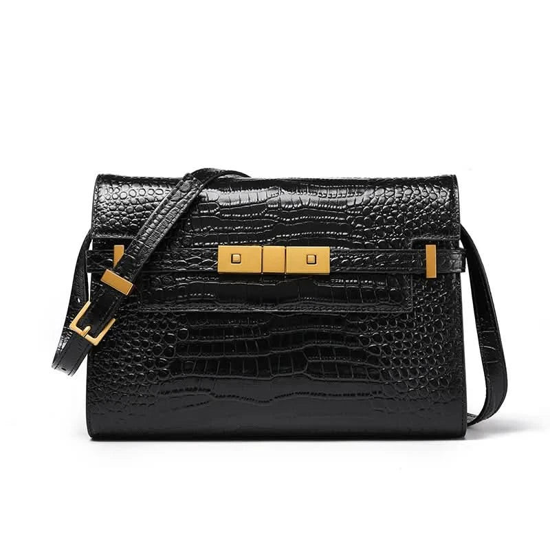 Manhattan handbag,  retro high-end feeling, underarm mailman baguette bag - M & M Global