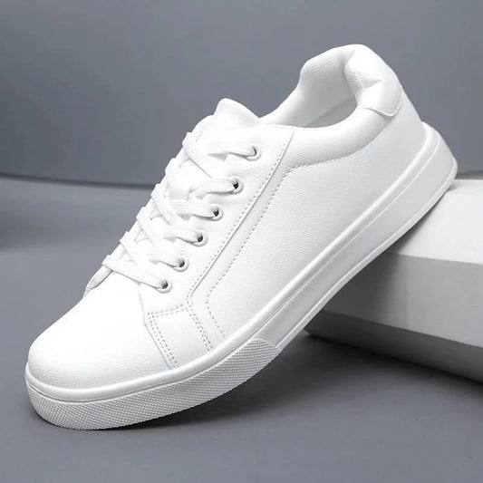 Men's Business casual Shoes Soft Moccasin Shoes Comfortable Casual Shoes for Men Autumn Solid Black White Men Sneakers - M & M Global