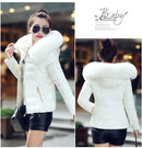 2025 Artificial raccoon fur collar winter jacket women Winter And Autumn Wear High Quality Parkas Outwear Women Coats