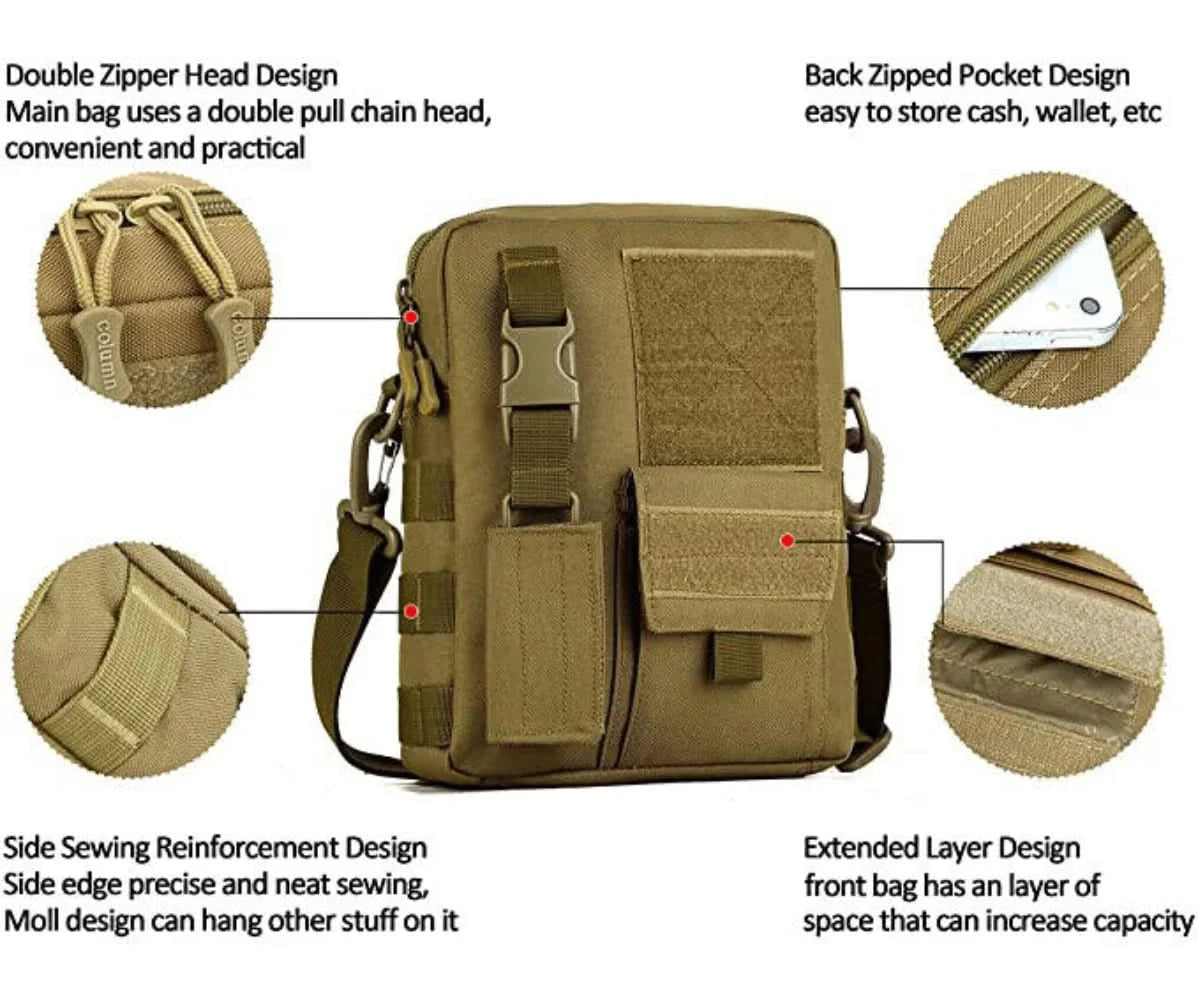 Mens Bag Messenger Bag Canvas Shoulder Bags Travel Bag Man Purse Crossbody Bags - M & M Global