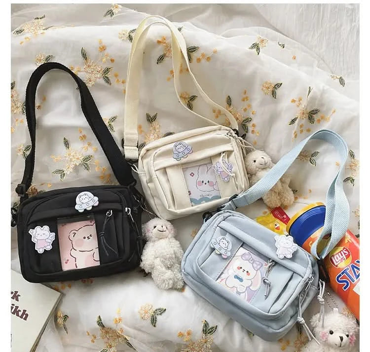 New Kawaii Bag Girls New JK Transparent Bag Small Crossbody Bag For Women Purses and Handbags Shoulder Bag Itabag Bolso - M & M Global