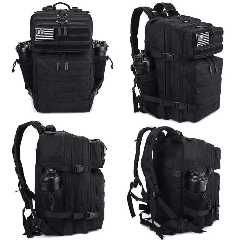 45L Meal Management Backpack for Men Women Tactical Adults Insulated Lunch Athletes Gym Bag Sports Daypacks With Bottle Holder - M & M Global