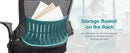 JHK Ergonomic Mesh Backrest Office Desk Chair Adjustable Height Computer Rolling Work Swivel Gaming Chairs With Wheels For Home