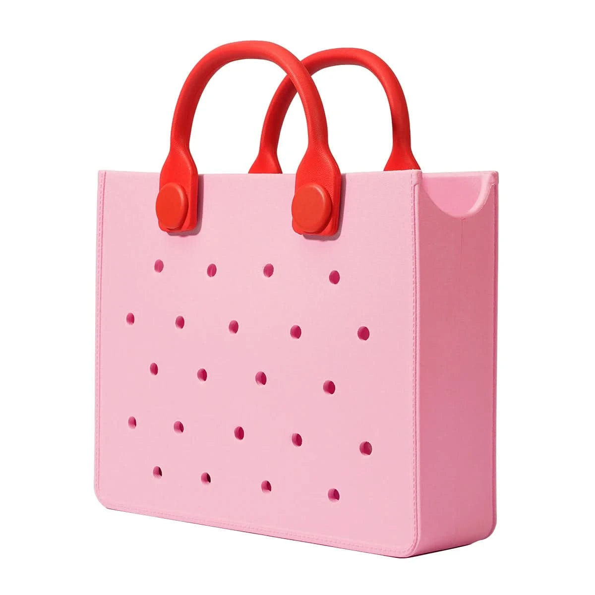 The orange guy Purple Women Fashion New EVA Punched Handbag Casual Waterproof Travel Tote Bag Fit Charms Outdoor Beach Bags - M & M Global