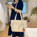 Bag Women Messenger Bag Preppy Student Book Bag Nylon Shoulder Bags Commuter Handbag Women - M & M Global
