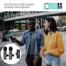 Microphone Wireless Lavalier Microphone for Live Streaming/YouTube/TikTok/Facebook Live Noise Reduction Mic For iPhone/Android - M & M Global