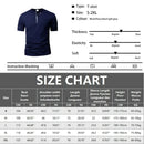 Summer Men's Short Sleeve Solid Color Zipper Collar Shirt Casual Sports T-Shirt Streetwear Daily Outdoor Activities Men's Top - M & M Global